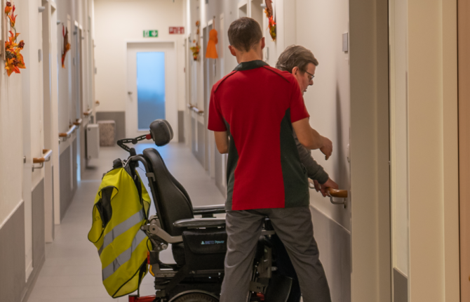 Sylwester aan het werk