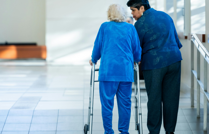 foto uit de ouderenzorg